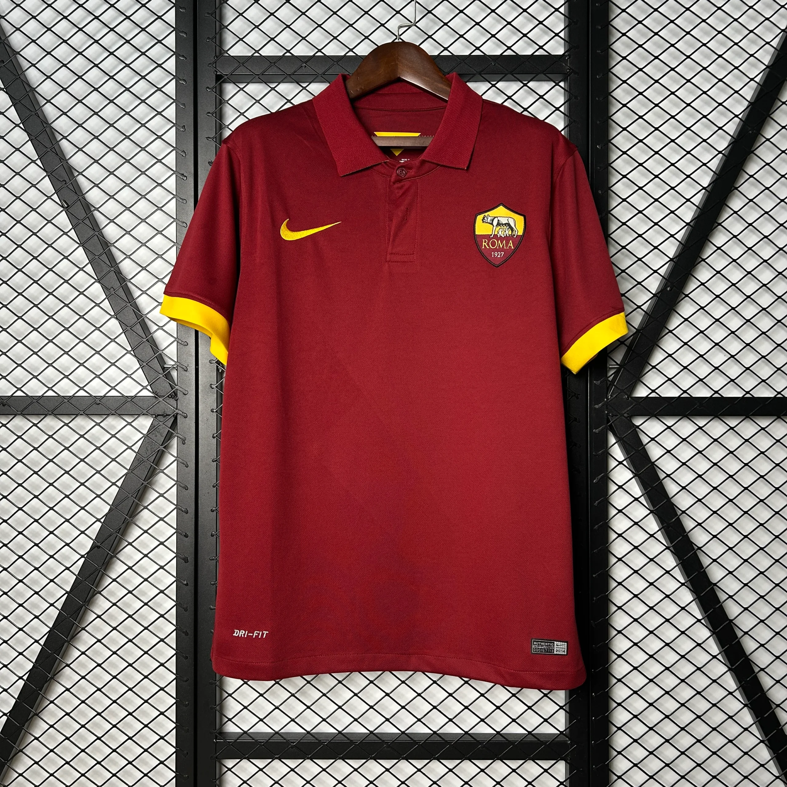 Camiseta AS Roma 2014-2015 roja imperial Primer Equipación