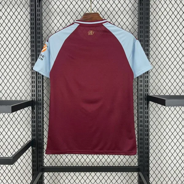 Camiseta Aston Villa 2025-2026 dorsal