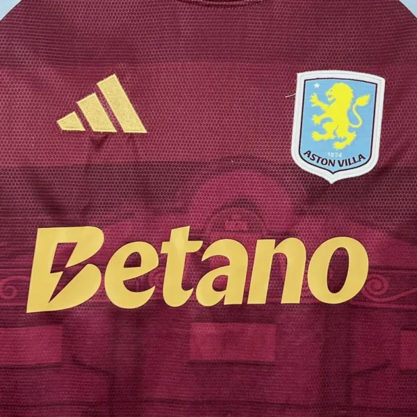 Camiseta Aston Villa 2025-2026 pecho