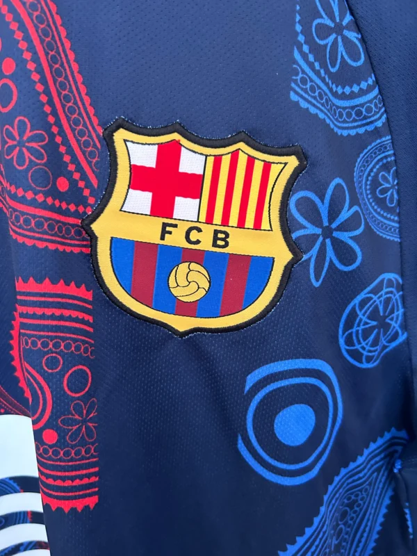 Camiseta Azul FC Barcelona 2025-2026 escudo