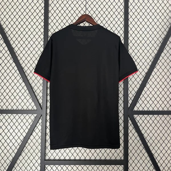 Camiseta Bayer Leverkusen 2023-2024 Negro dorsal
