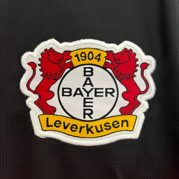 camiseta Bayer Leverkusen 2023-2024 Negro escudo