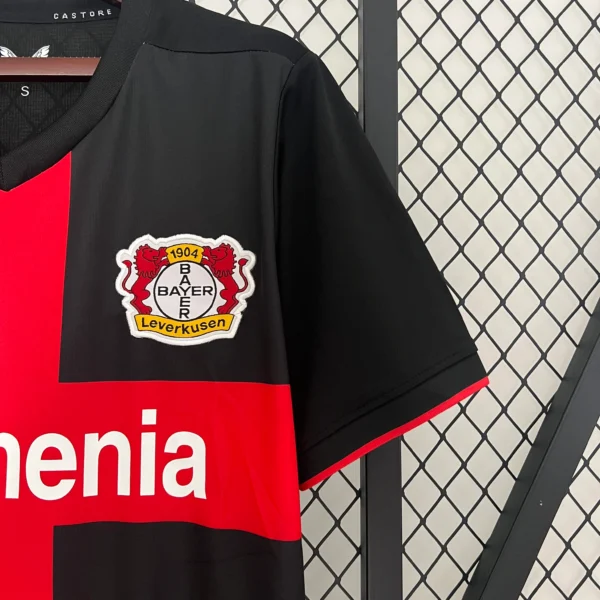 Camiseta Bayer Leverkusen 2023-2024 Negro manga