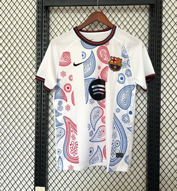 Camiseta Blanca FC Barcelona 2025-2026
