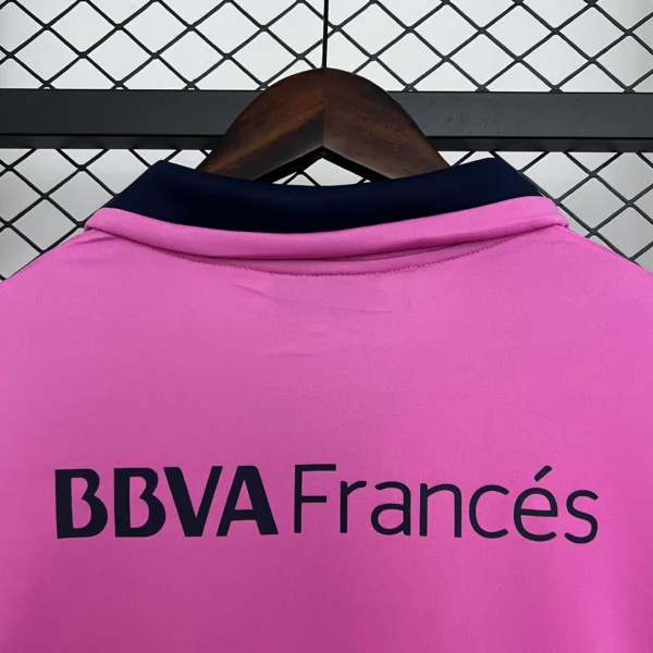 Camiseta Boca Juniors 2013-2014 Rosa manga larga cuello posterior