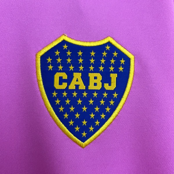 Camiseta Boca Juniors 2013-2014 Rosa manga larga escudo