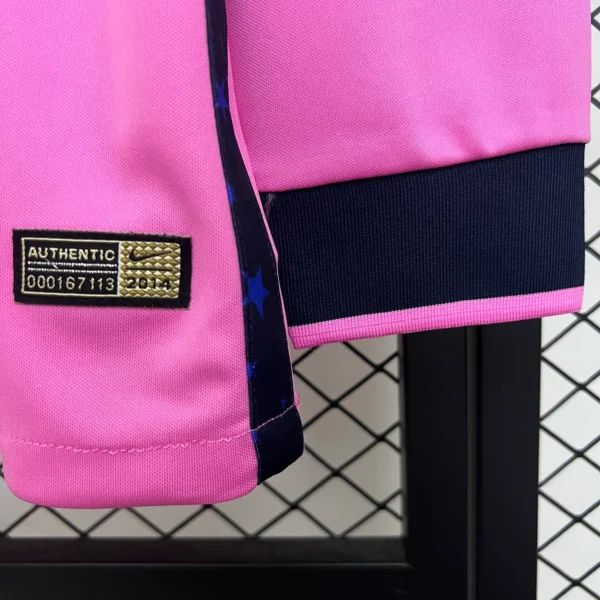 Camiseta Boca Juniors 2013-2014 Rosa manga larga manga