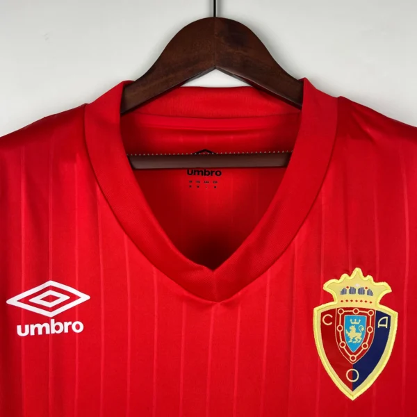 Camiseta CA Osasuna 1987-1988 Roja cuello