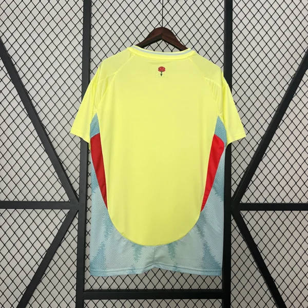 Camiseta España Eurocopa 2024 amarillo dorsal