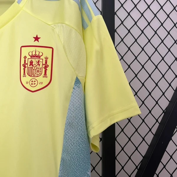 Camiseta España Eurocopa 2024 amarillo manga