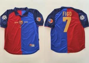 Camiseta FC Barcelona 100 Aniversario dorsal figo