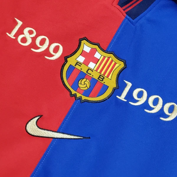 Camiseta FC Barcelona 100 Aniversario pecho