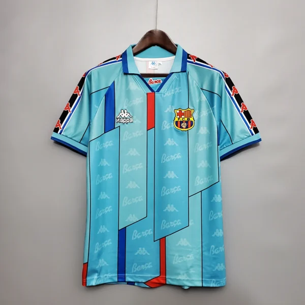 Camiseta FC Barcelona 1996-1997 Celeste