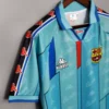 Camiseta FC Barcelona 1996-1997 Celeste hombro