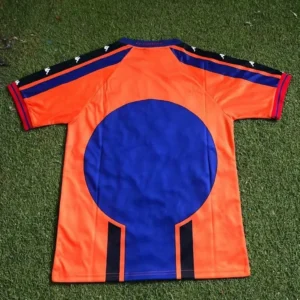 Camiseta FC Barcelona 1997-1998 naranja dorsal