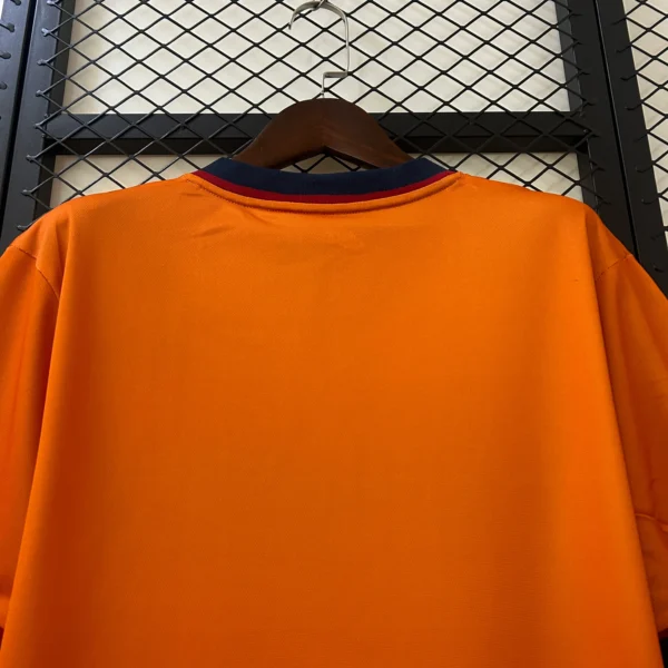 Camiseta FC Barcelona 1998-1999 Naranja cuello anterior