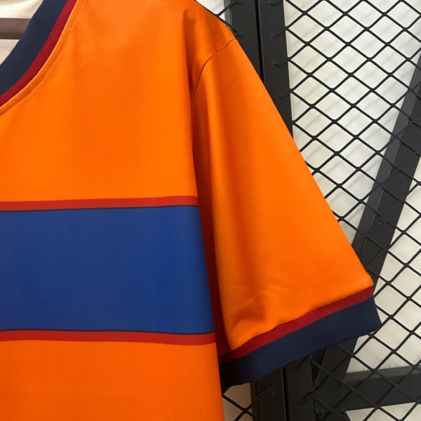 Camiseta FC Barcelona 1998-1999 Naranja manga
