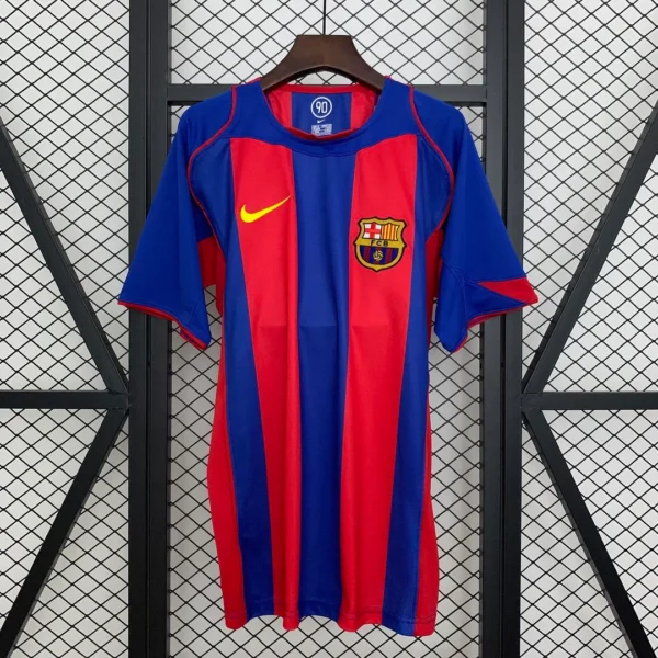 Camiseta FC Barcelona 2004-2005 Ronaldinho