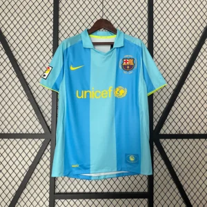 Camiseta FC Barcelona 2007-2008 celeste
