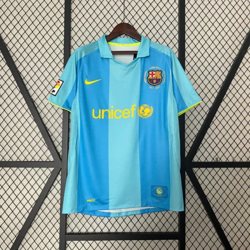 Camiseta FC Barcelona 2007-2008 celeste