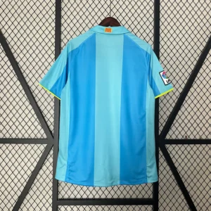 Camiseta FC Barcelona 2007-2008 celeste dorsal