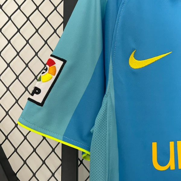 Camiseta FC Barcelona 2007-2008 celeste logo