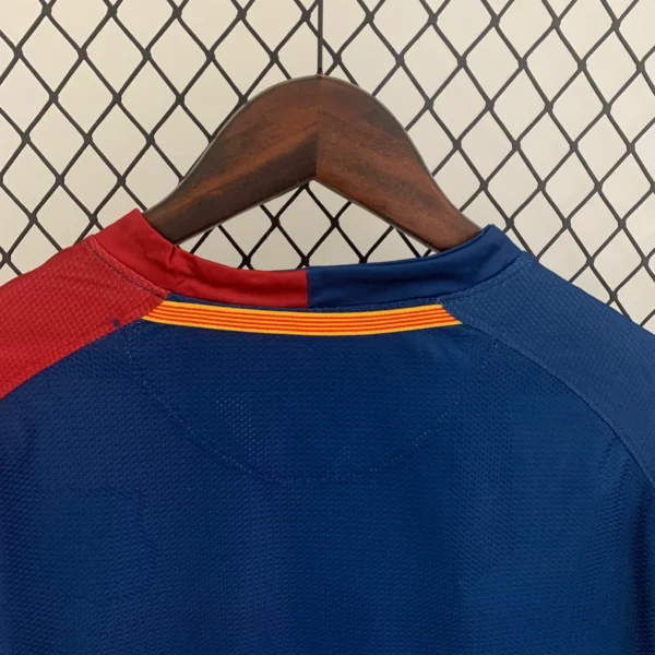 Camiseta FC Barcelona 2008-2009 Messi cuello anterior
