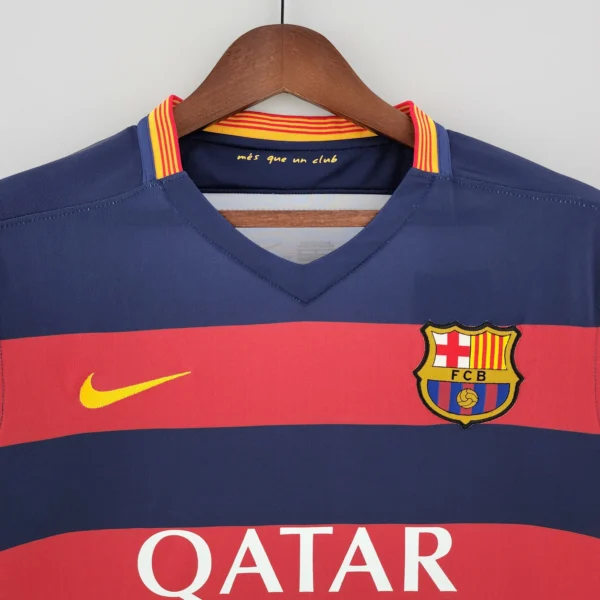 Camiseta FC Barcelona 2015-2016 Neymar cuello