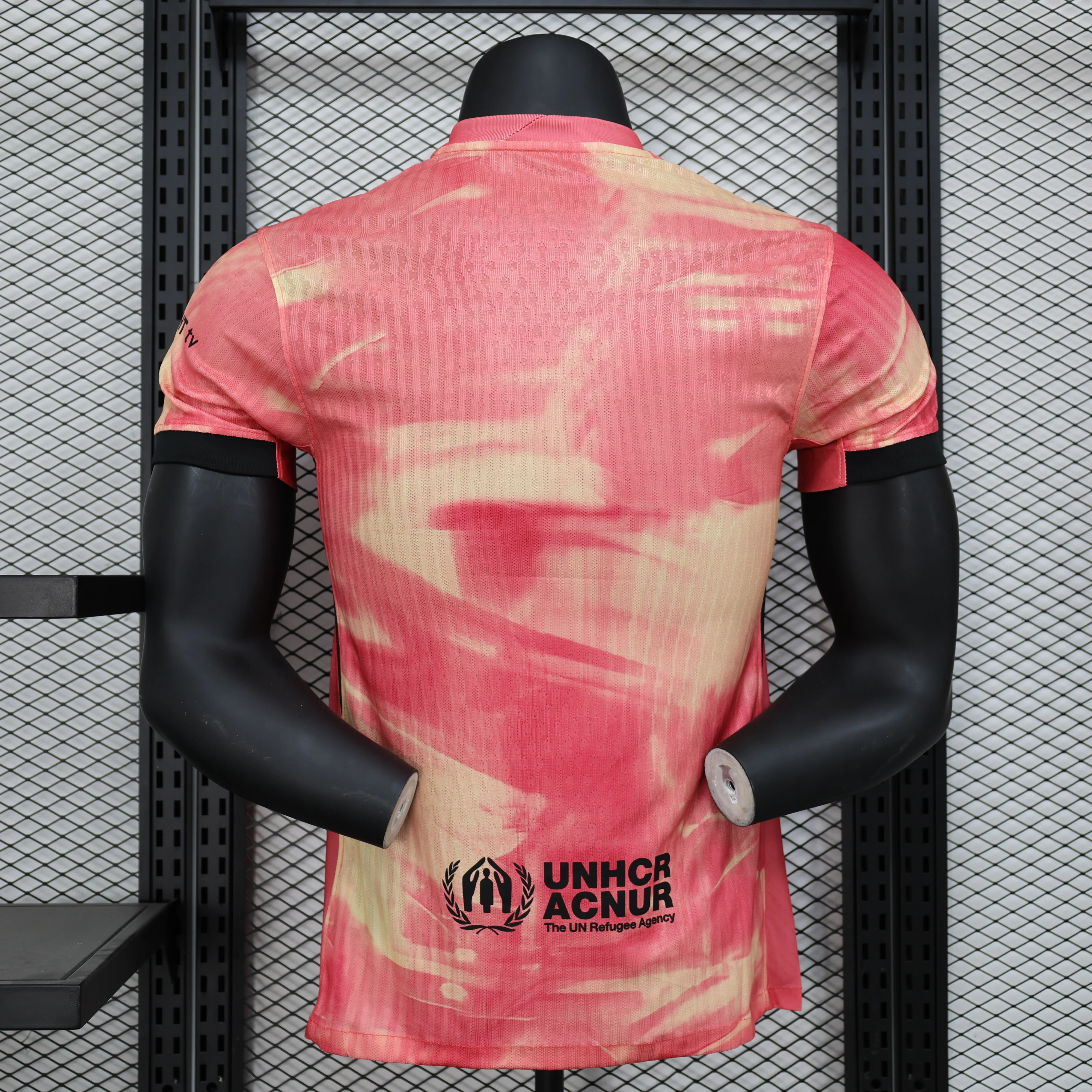 camiseta rosa Barça 2024 versión jugador dorsal personalizada