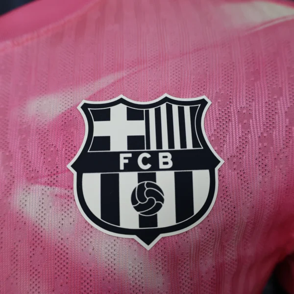 Camiseta FC Barcelona 2024-2025 Rosado escudo