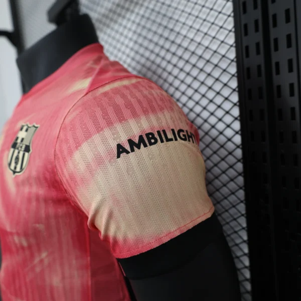 Camiseta FC Barcelona 2024-2025 Rosado hombro