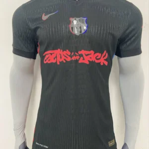 Camiseta FC Barcelona 2024-2025 Travis Scott Negro