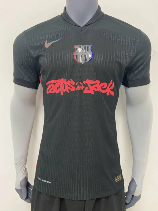 Camiseta FC Barcelona 2024-2025 Travis Scott Negro