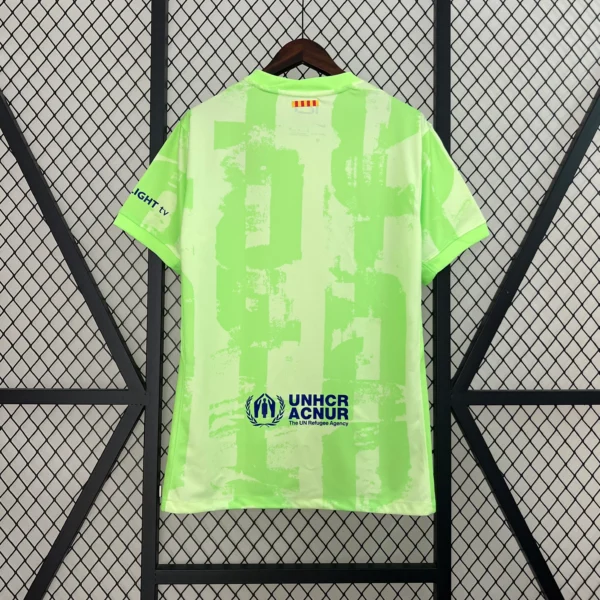 Camiseta FC Barcelona 2024-2025 Verde dorsal