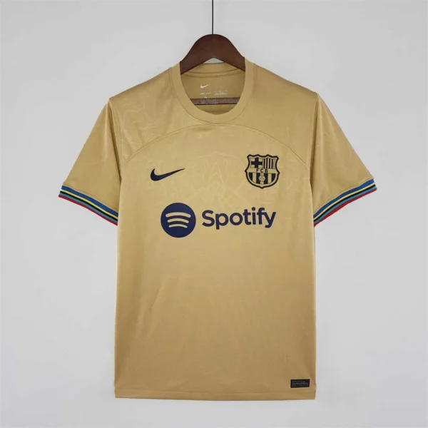 Camiseta FC Barcelona Dorado 2022-2023