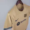 Camiseta FC Barcelona Dorado 2022-2023 hombro