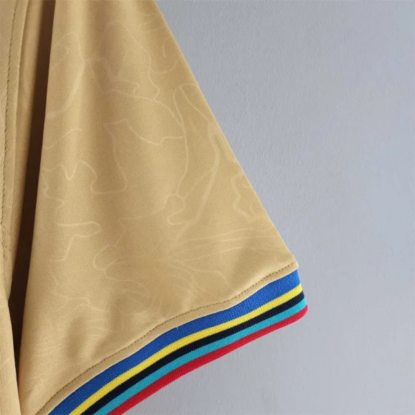 Camiseta FC Barcelona Dorado 2022-2023 manga