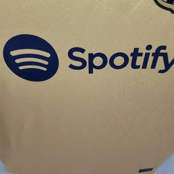 Camiseta FC Barcelona Dorado 2022-2023 spotify