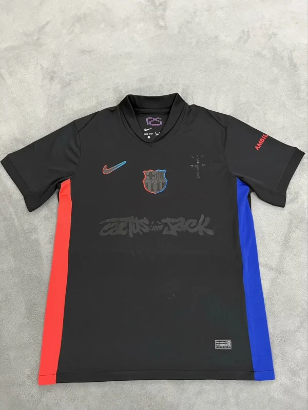 Camiseta FC Barcelona x Travis Scott Negro 2024-2025