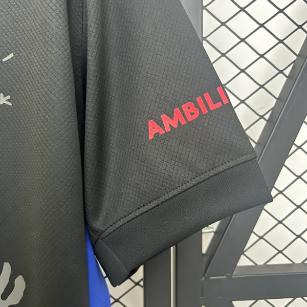 Camiseta FC Barcelona x Travis Scott Negro 2024-2025 manga