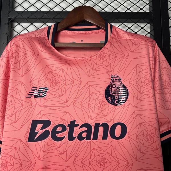 Camiseta FC Oporto 2025-2026 Rosa cuello