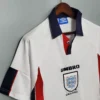 Camiseta Inglaterra 1998 blanco hombro
