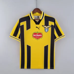 Camiseta Lazio 1998-2000 Amarrillo Tercera equipación
