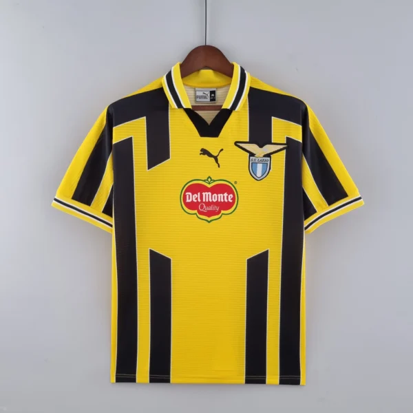 Camiseta Lazio 1998-2000 Amarrillo Tercera equipación