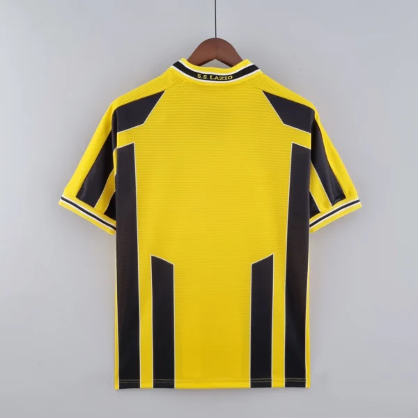 Camiseta Lazio 1998-2000 Amarrillo Tercera equipación
