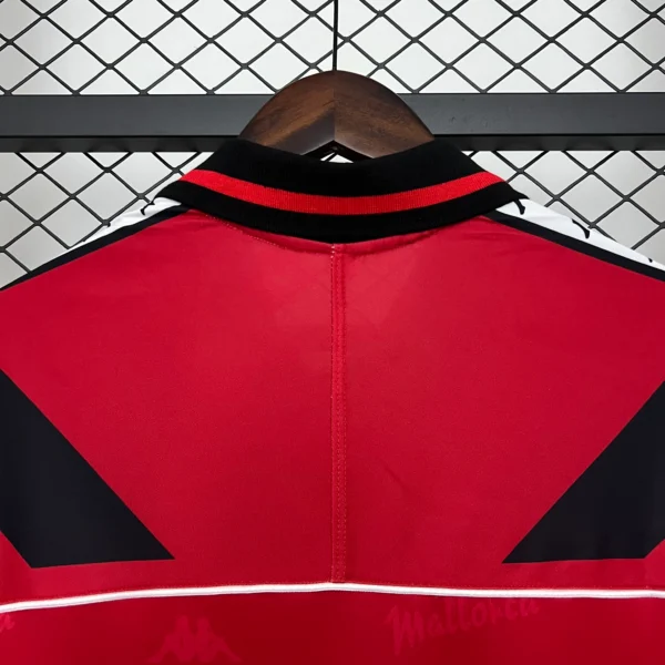 Camiseta Mallorca primera equipacion Rojo 1994-1995 Cuello