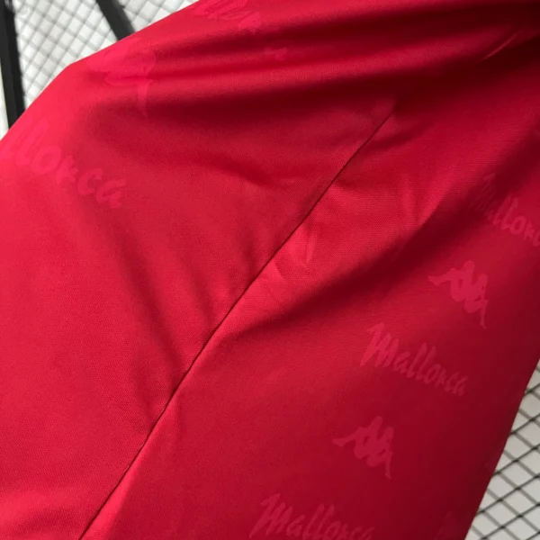 amiseta Mallorca primera equipacion Rojo 1994-1995 Lateral