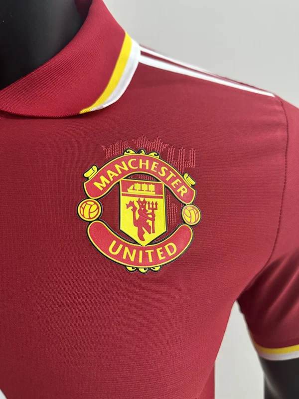 Camiseta Manchester United 2025-2026 Rojo logo