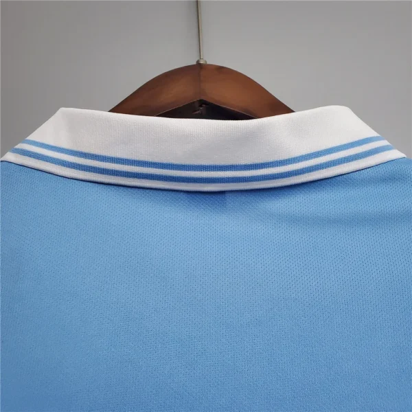 Camiseta Napoli 1986-1987 Maradona cuello anterior