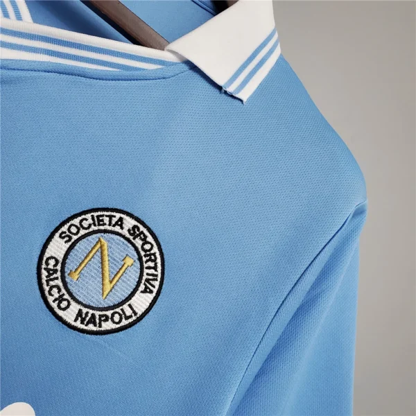 Camiseta Napoli 1986-1987 Maradona escudo